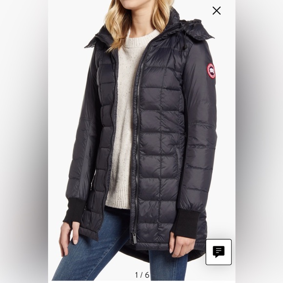 💯 Authentic Canada Goose Ellison Packable Down Jacket Size Medium Black - Picture 1 of 2